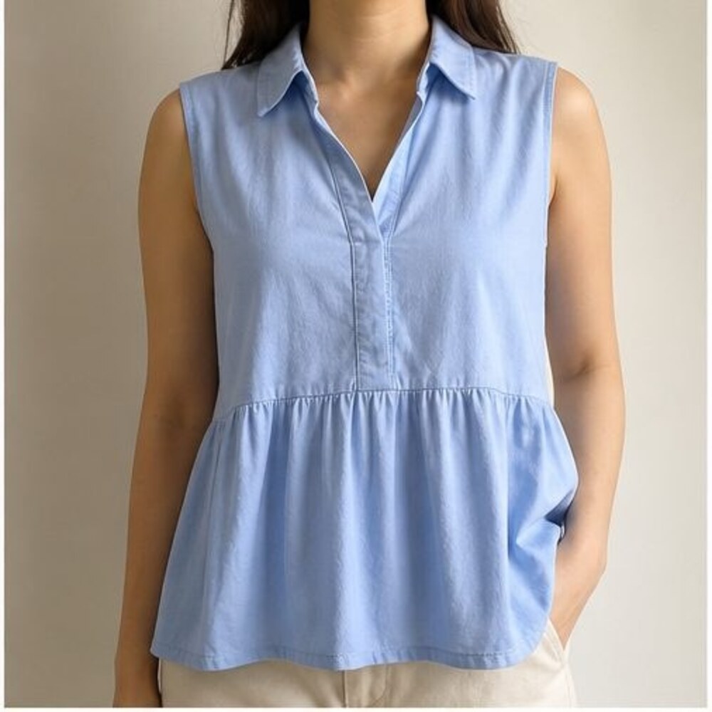 Blue Cami Blouse - Picture 2 of 6